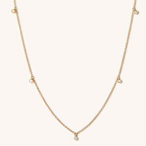 DIAMOND STATION NECKLACE - MEJURI - PERFECT CONDITION